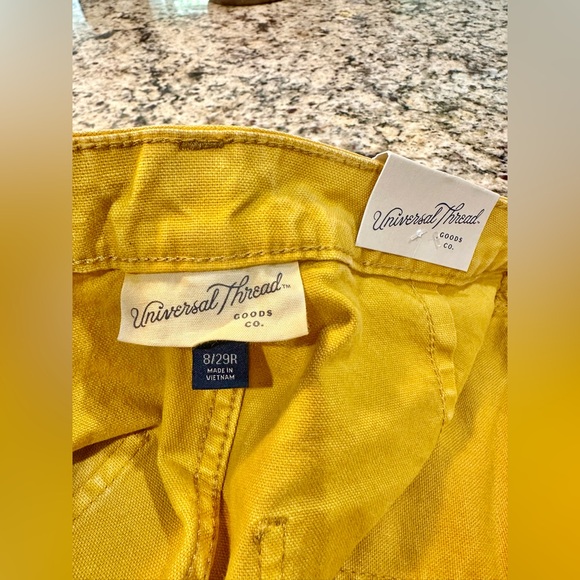 Universal Thread Warm Yellow Wide Leg Pants - Picture 4 of 5